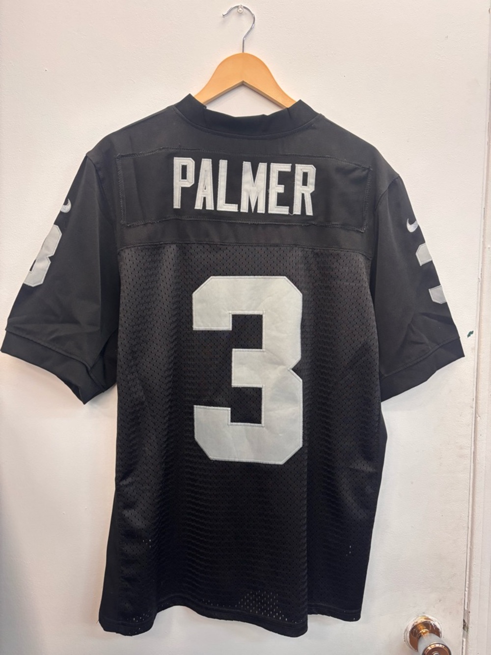 Nike Jersey Mens M Size 40 Carson Palmer Oakland Raiders #3 NFL Sewn On Field